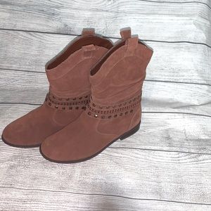 Twiggy London leather Brown boots size 5.5M